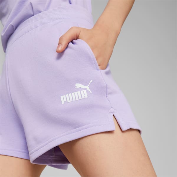 Essentials 4" Women's Sweat Shorts, Vivid Violet, extralarge-IND